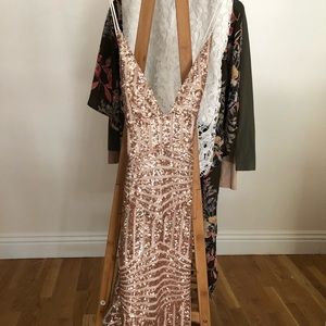 Gold dress